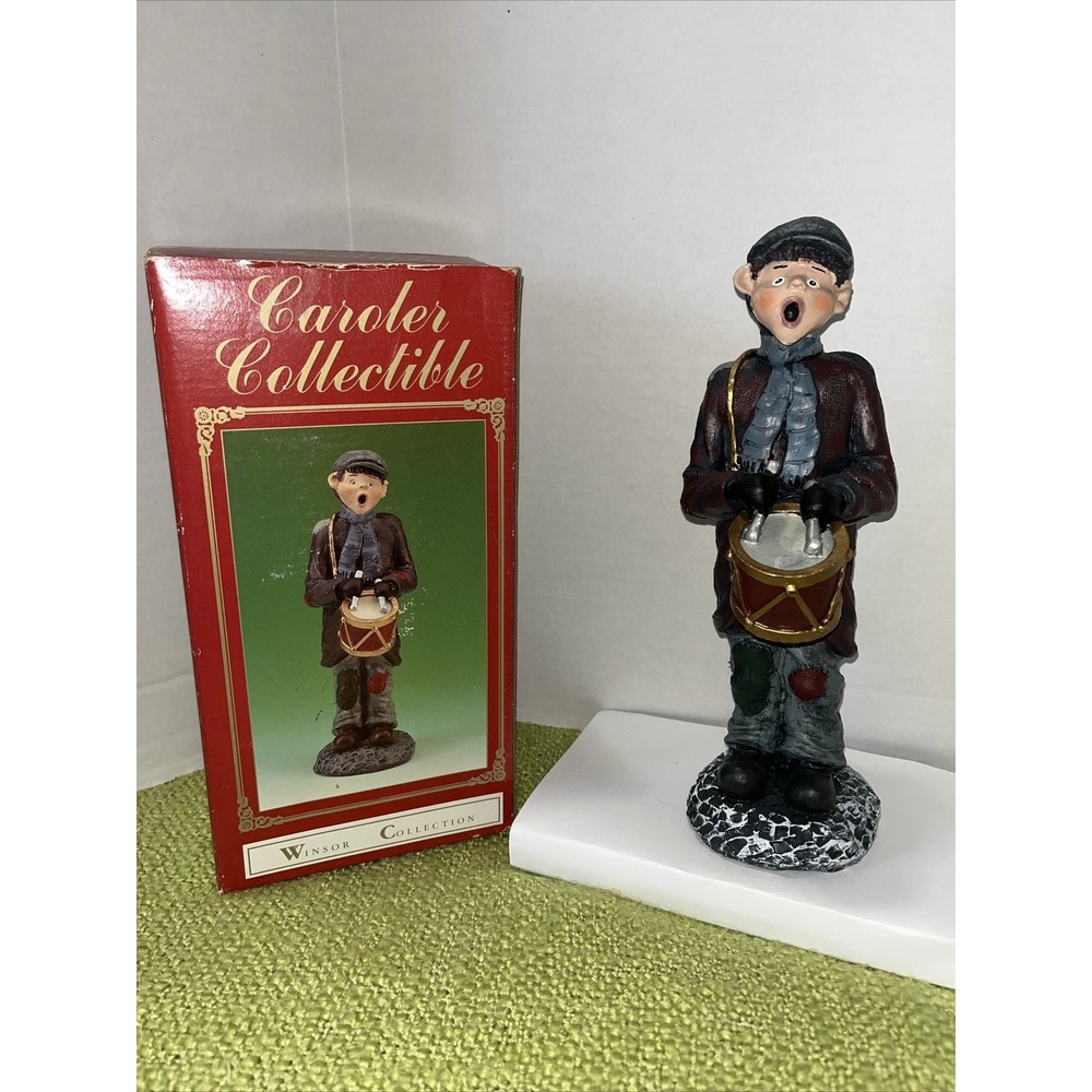 Vintage‎ Windsor Collection Drummer Boy Caroler 1980s 11" Tall